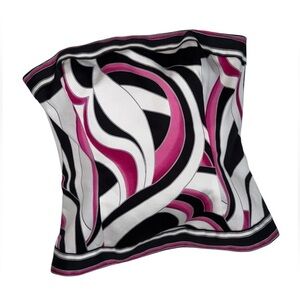 Y2K White House Black Market Pink Black & White Cropped Bustier Size 4